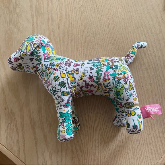 Victoria’s Secret Pink dog - graffiti pattern - Picture 3 of 7